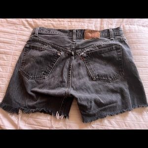 Gray LEVI shorts, vintage